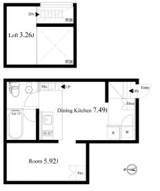 ニューメゾネット白金台　104号室　間取り