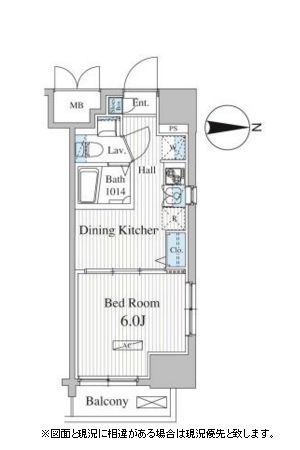 Totsu Residence Kaminarimon　202号室　間取り
