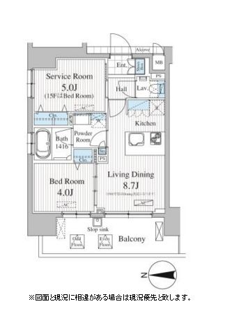 Totsu Residence Kaminarimon　601号室　間取り