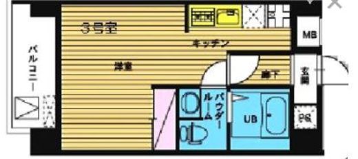 HF浅草橋レジデンス　603号室　間取り