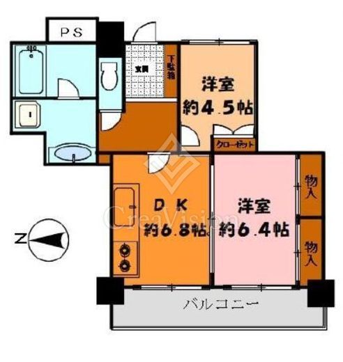 ウエルタワー深川　502号室　間取り