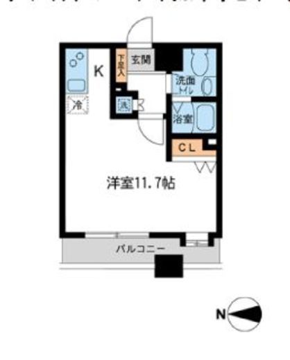 HF錦糸町レジデンス　1002号室　間取り
