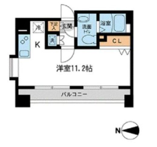 HF錦糸町レジデンス　1103号室　間取り