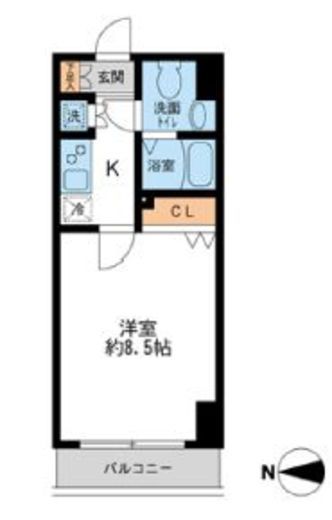 HF錦糸町レジデンス　203号室　間取り