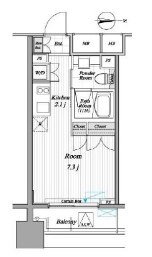 レジディア錦糸町2　609号室　間取り