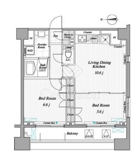 レジディア錦糸町2　903号室　間取り