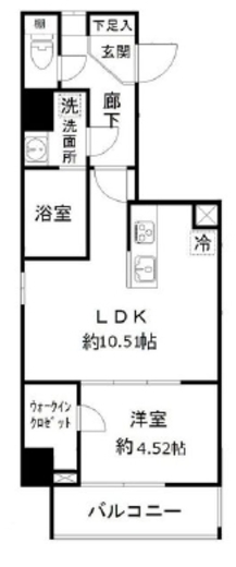 モンレーヴ錦糸町　501号室　間取り