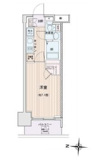 エスティメゾン錦糸町2　510号室　間取り