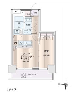エスティメゾン錦糸町2　808号室　間取り