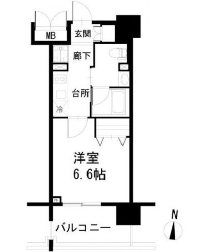 プライムアーバン錦糸公園　1202号室　間取り