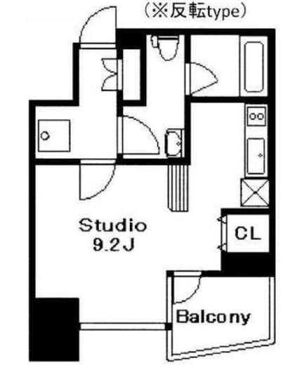 ドゥーエ両国　402号室　間取り