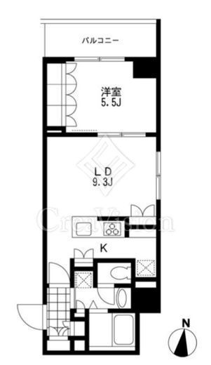 プライマル錦糸町　312号室　間取り
