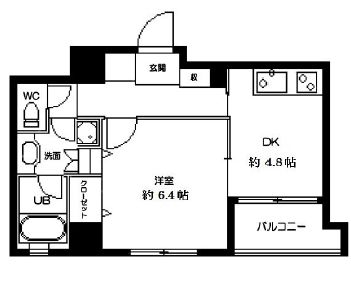 ラクラス田原町　203号室　間取り