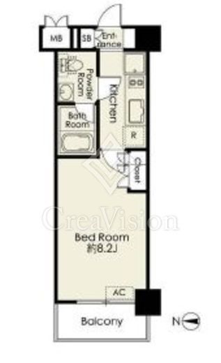 プレミアステージ両国　205号室　間取り