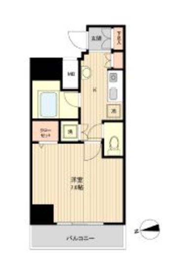 ラクラス新御徒町　203号室　間取り