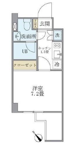 KDXレジデンス御徒町　804号室　間取り