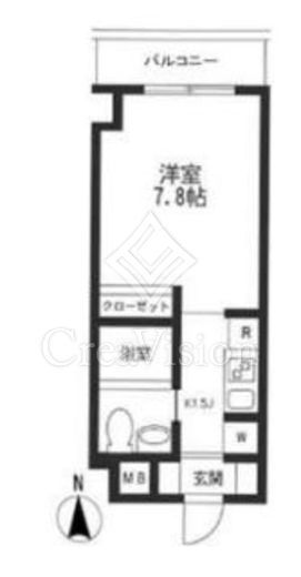 KDXレジデンス御徒町　402号室　間取り