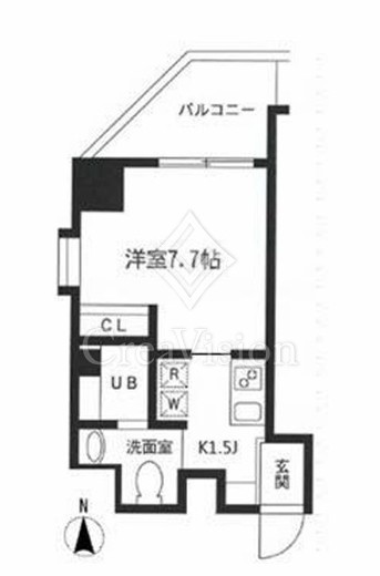 KDXレジデンス御徒町　1104号室　間取り