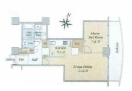 ザ・ガーデンタワーズ サンセットタワー　502号室　間取り