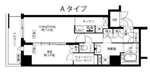 HF両国レジデンス　501号室　間取り