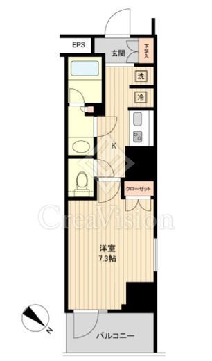 HF両国レジデンス　905号室　間取り