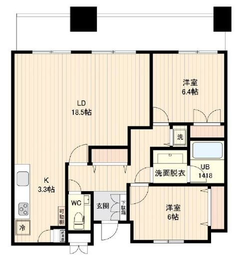リバーサイド隅田セントラルタワーパレス　2809号室　間取り