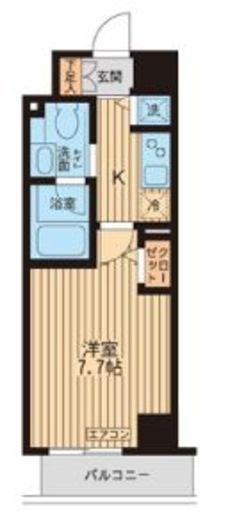 KDXレジデンス入谷　204号室　間取り