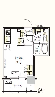 パークアクシス押上テラス　902号室　間取り