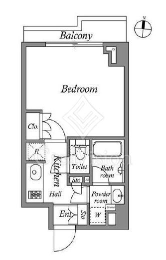 レジデンス清澄白河スクエア　302号室　間取り