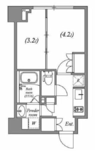 レジデンス清澄白河スクエア　303号室　間取り