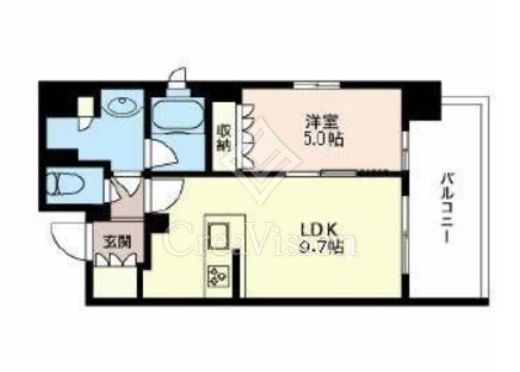 エスティメゾン森下　304号室　間取り