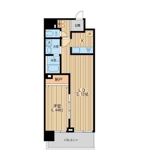 プライムアーバンとうきょうスカイツリー　803号室　間取り