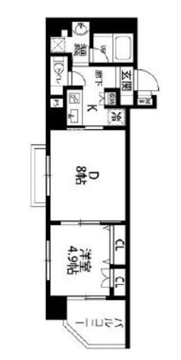 ルクレ東上野レジデンス　501号室　間取り