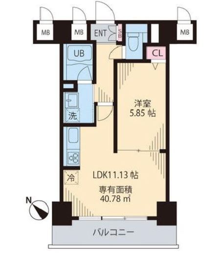 プライム・ガスク　502号室　間取り