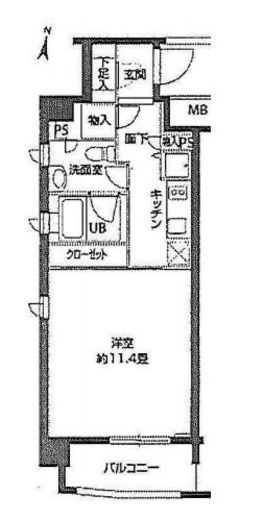 ニューシティアパートメンツ亀戸　501号室　間取り