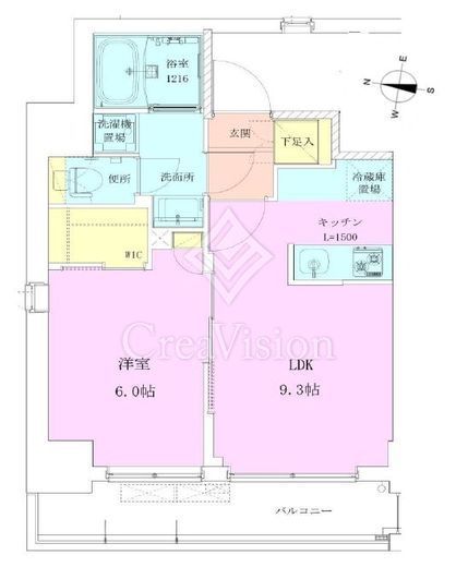 清澄白河レジデンス参番館　405号室　間取り
