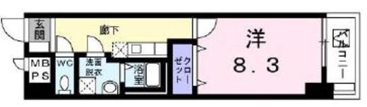 サピー豊洲　302号室　間取り