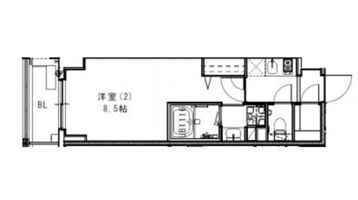 レジディア千駄木　302号室　間取り