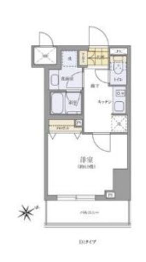 BLESS蔵前　215号室　間取り