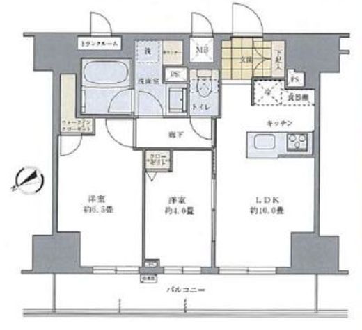 BLESS蔵前　908号室　間取り