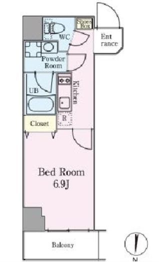 フレールコート錦糸公園　504号室　間取り