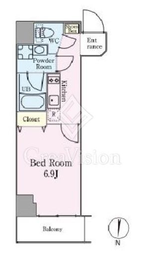 フレールコート錦糸公園　505号室　間取り