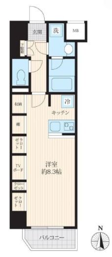 ログ森下　901号室　間取り