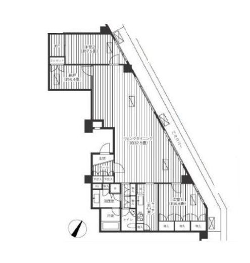 ヒューリック浅草一丁目　511号室　間取り