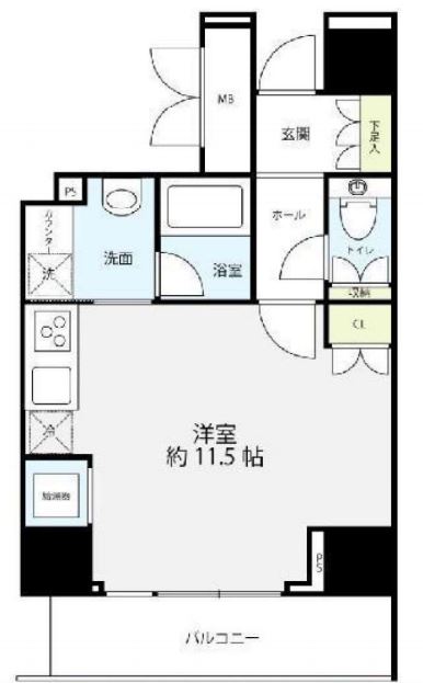 モデルノトッレ松濤　401号室　間取り