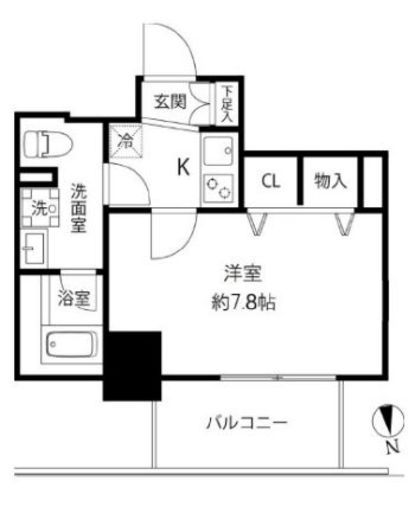 プレール・ドゥーク浅草橋　302号室　間取り