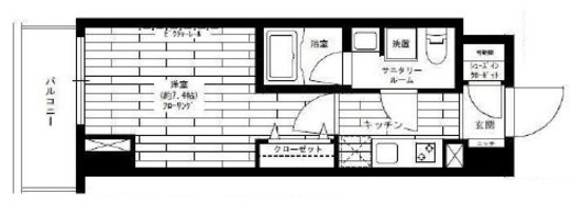 ステージグランデ秋葉原　302号室　間取り