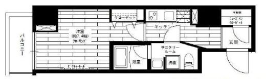 ステージグランデ秋葉原　501号室　間取り