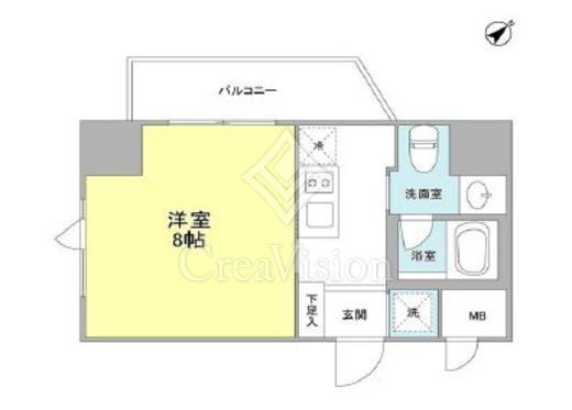 エムレジデンス浅草橋　203号室　間取り