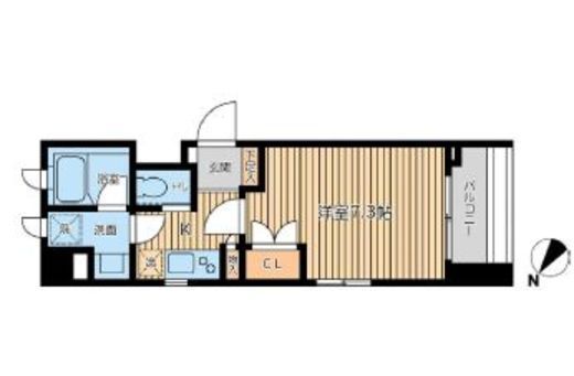 シティスパイア森下　301号室　間取り
